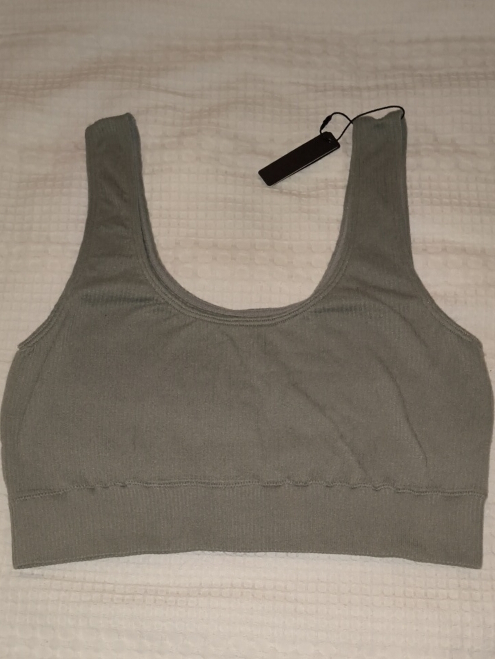 SKIMS Stretch Ribbed Scoop Neck Bralette -
